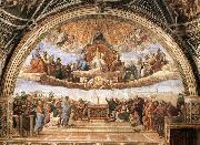 Disputation of the Holy Sacrament RAFFAELLO Sanzio